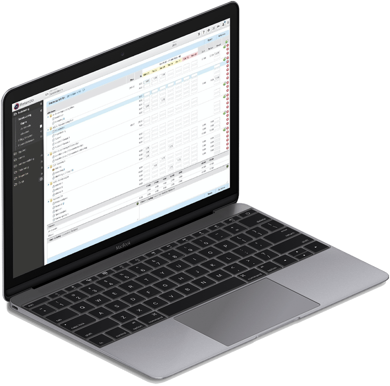 Retendo Business - Time & Project management interface